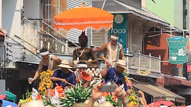 Chiangmai Songkran festival.