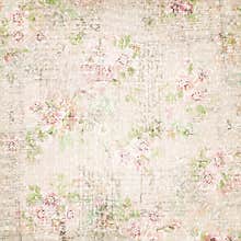 Vintage french floral shabby floral chic wallaper