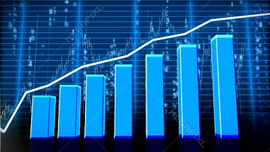 Economic chart growth