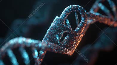 Innovative Holographic Lock Integrated With Digital DNA Strand for Advanced Biometric Security in Medical Technology