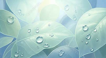 Delicate Dew Drops on Translucent Petals in Soft Light
