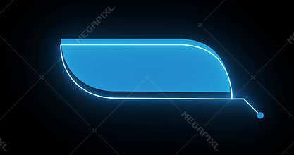 HUD digital background for information call box bars.