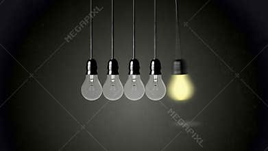Animation of Newton's bulbs