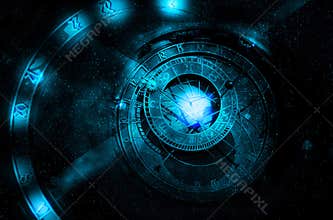 Astrology universe concept