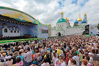 Celebration of the 700th anniversary of the birthday of St. Sergius of Radonezh