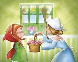 Red Riding Hood and mom