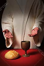 Jesus at Communion Table