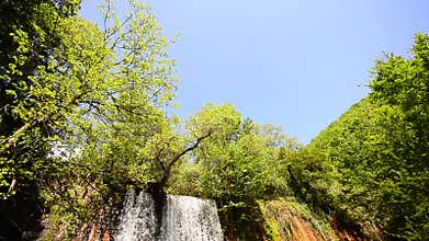 Waterfall in deep forest