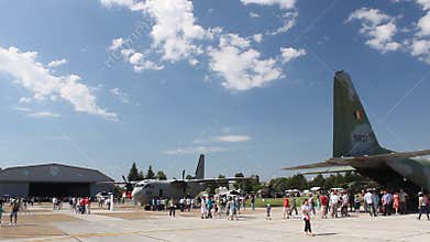 Romanian aviation day parade.