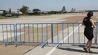 Romanian aviation day parade.