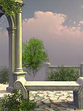 Roman garden