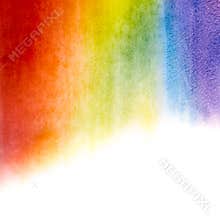 Watercolor rainbow background
