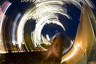 Light show portrait