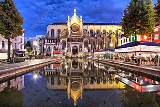 Cathedral of Sainte Catherine in Brussels