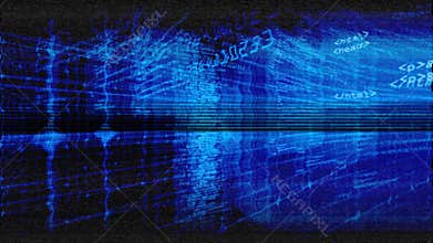 Random Digital Data Technology Junk