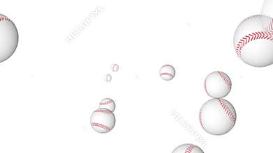 Baseballs Flying Animation