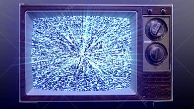 Remote Control Turning On TV Static