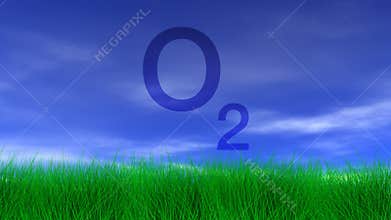 Oxygen, Green Grass & Blue Sky