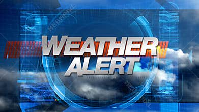 Weather Alert - Broadcast Graphics Title