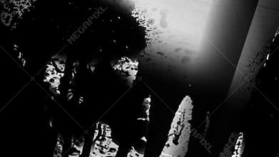 Geometric Grunge and Ink Abstract Paint 3D