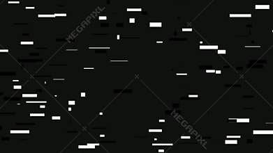 Digital Glitch Static: Monochrome Pixelated Noise Overlay Effect