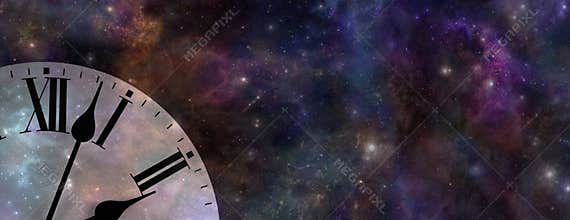 Time and Space Website Banner
