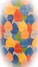 Background #182, Balloons Pattern and Shapes