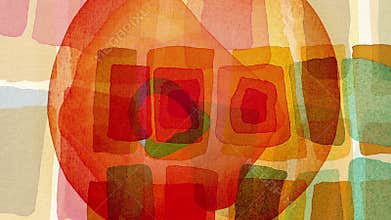 Water color loop background 04