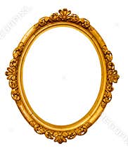 Vintage gold frame