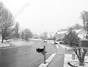 Winter neighborhood