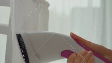 Efficiently steam delicate fabrics for a polished finish at home