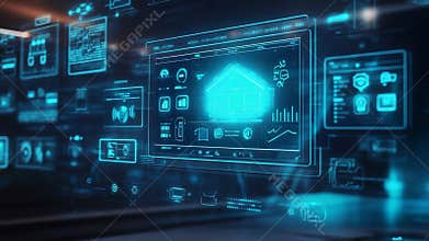 Smart home automation system controlling house appliances and security