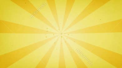Yellow and orange sun rays