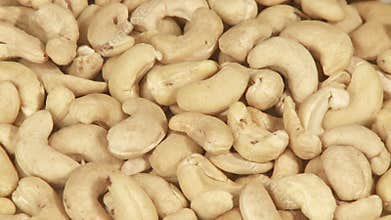 Cashew nuts close-up