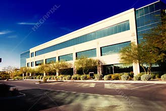Attractive modern anonymous office