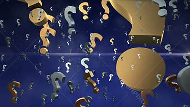 Abstract Question marks