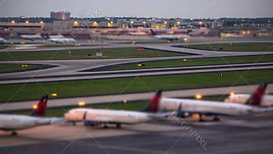 Airplane Time Lapse Airport