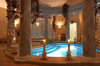 Spa with Roman Columns
