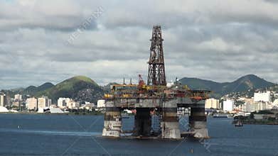 Brazil - Oil Rig In Rio de Janeiro