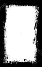 Dark brush strokes border vect