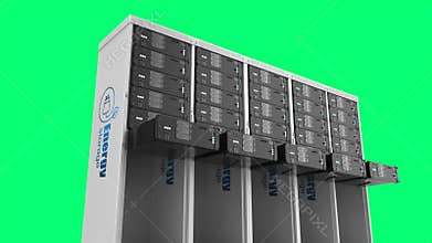 Energy storage system or battery container unit assemble isolated