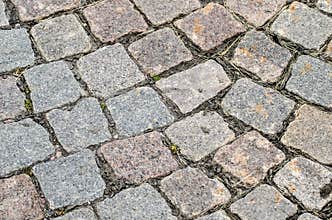 Cobblestone Pavement Texture Background