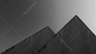old walls of the building, View of building constructio
