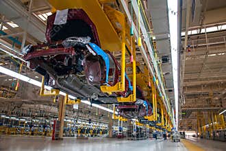 Changan Automobile Beijing Branch Changan car assembly line