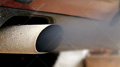 Smoke exhaust pipe car