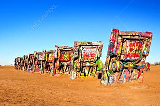 Cadillac Ranch, Amarillio, Texas USA
