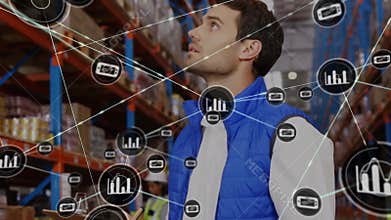 Warehouse workers are responsible for receiving, storing, and transporting merchandise and materials