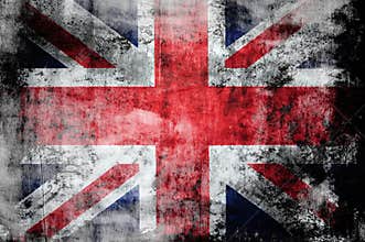 Grunge british flag