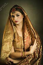 Portrait with traditional costume