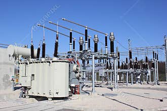High voltage substation